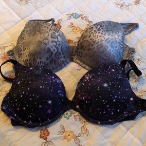 Two Victoria Secret bras